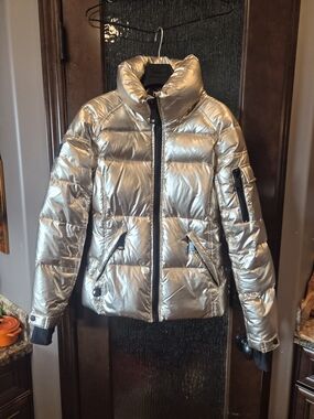 SAM Freestyle Metallic Down Puffer Jacket